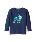 Life Is Good Kids - Get Dirty Truck Long Sleeve Crusher Tee