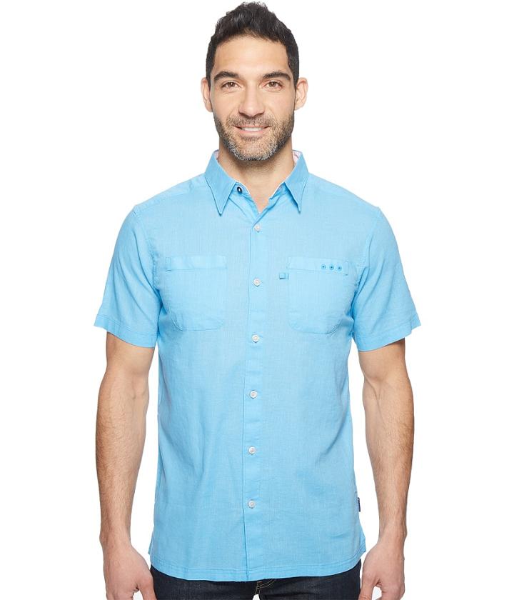 Columbia - Harborside Slim Fit Linen Camp Shirt