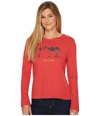 Life Is Good - Life Is Good(r) Horse Long Sleeve Crusher Tee