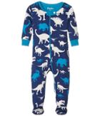 Hatley Kids - Silhouette Dinos Footed Coverall