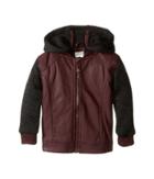 Pumpkin Patch Kids - Pu Jacket With Knit Sleeves