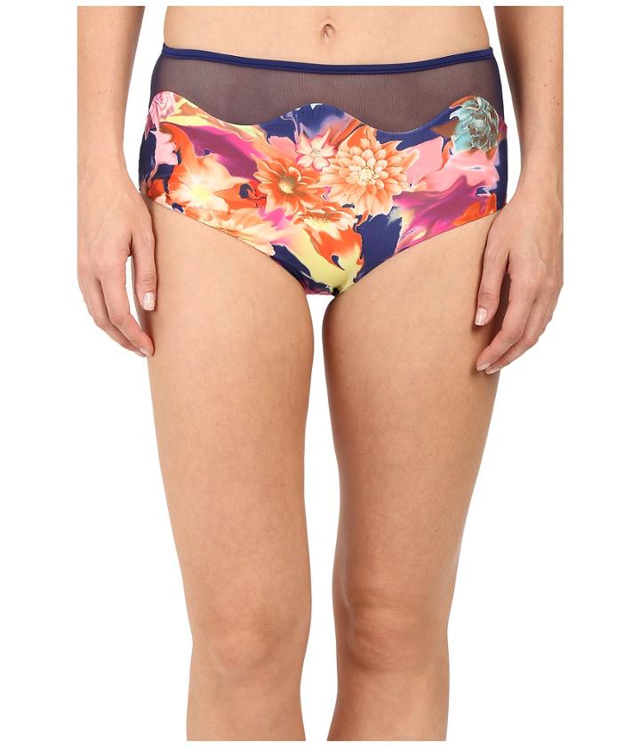 Saha - Selene High Waist With Mesh Bikini Bottom