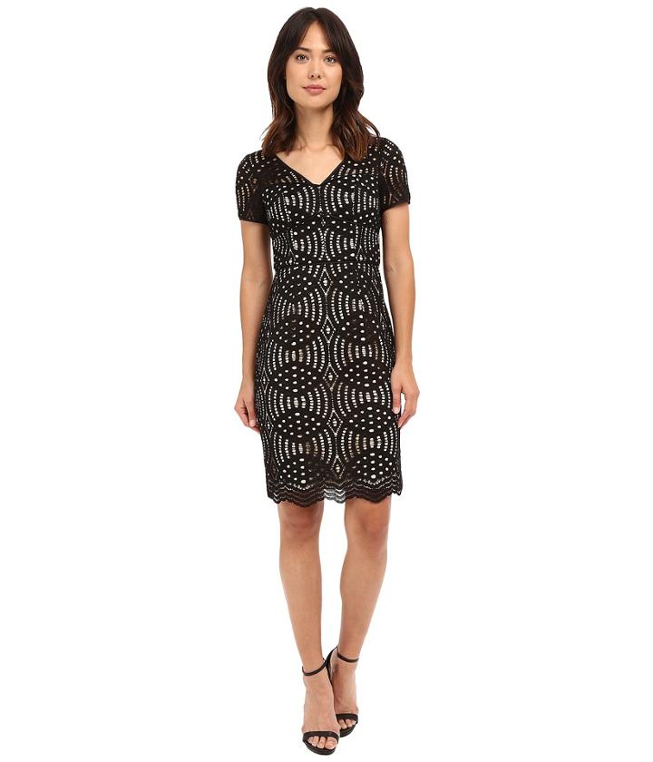 Nue By Shani - Geometric Lace Dress