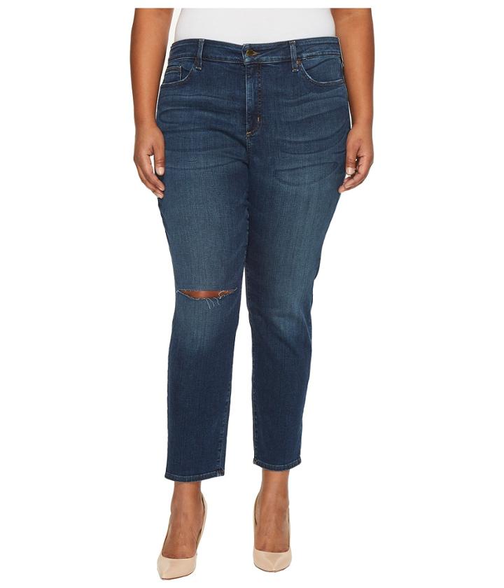 Nydj Plus Size - Plus Size Alina Legging Jeans With Knee Slit In Horizon