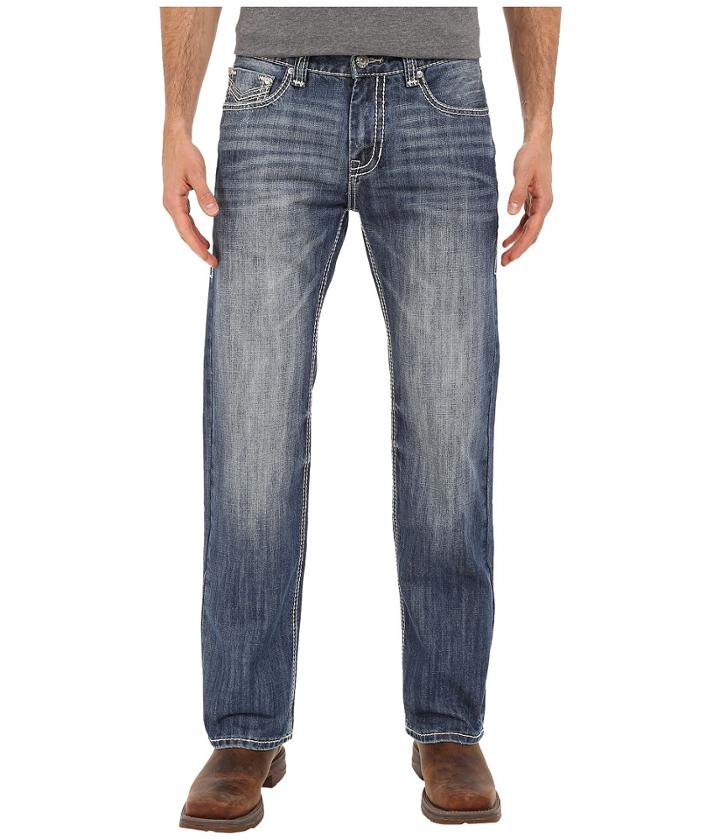 Rock And Roll Cowboy - Pistol Straight Leg In Medium Vintage M1p6645