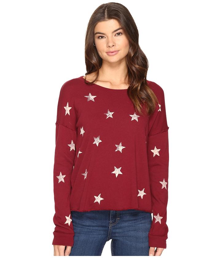Splendid - Ashbury Star Scoop Neck Pullover
