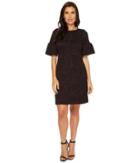 Ivanka Trump - Novelty Knit Bell Sleeve Dress