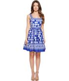 Kate Spade New York - Full Plume Lantern Poplin Flounce Dress