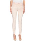 7 For All Mankind - Velvet Ankle Skinny In Blush
