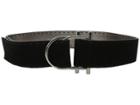 Michael Michael Kors - 50mm Suede Leather Belt With Hand Stitch On Double D-ring Buckle With Pull Back Closure