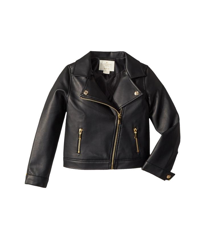 Kate Spade New York Kids - Faux Leather Moto Jacket