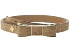 Kate Spade New York - Cork Belt W/ Bow Buckle