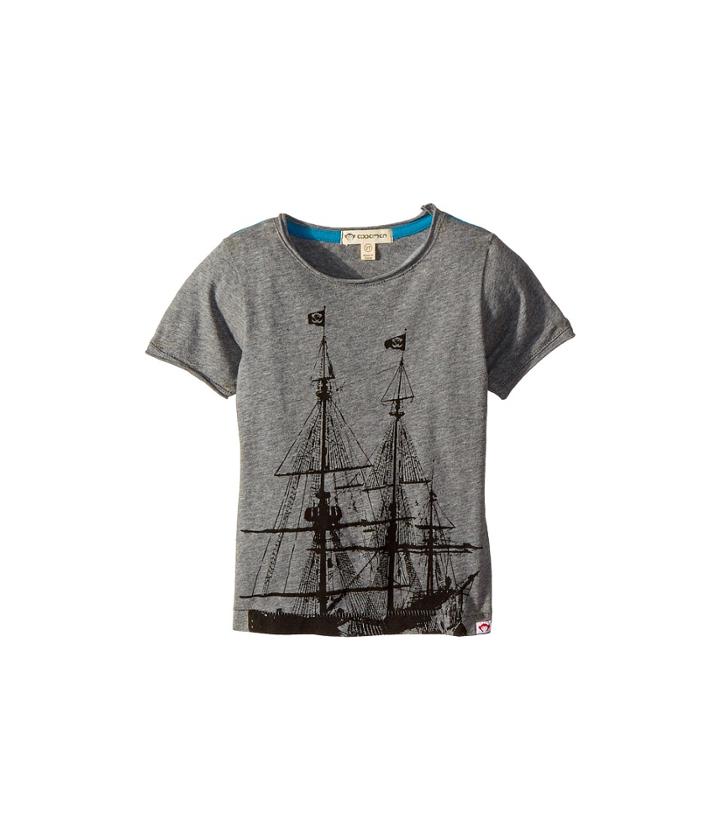 Appaman Kids - Pirate Ship Extra Soft Short Sleeve Tee