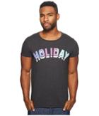 Scotch &amp; Soda - Tee In Cotton/polyester Quality With Colorful Text Artwork