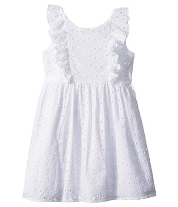 Us Angels - Eyelet Fit Flare Dress