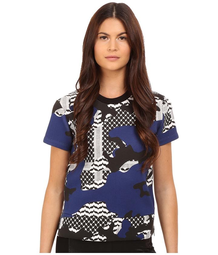 Neil Barrett - Short Oversize Kefiah Camo Sweatshirt