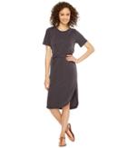 Culture Phit - Arlene Short Sleeve Midi Dress With Front Tie
