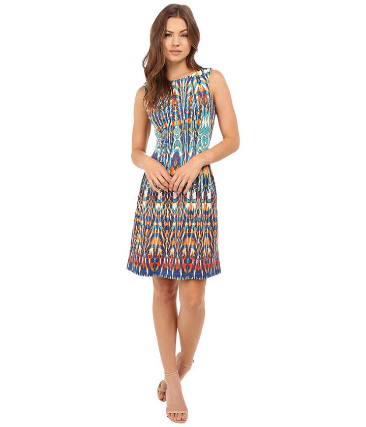 Christin Michaels - Heidi Sleeveless Flare Dress