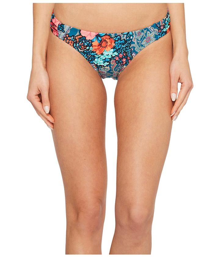 Laundry By Shelli Segal - Floral Paisley Tab Side Hipster Bikini Bottom