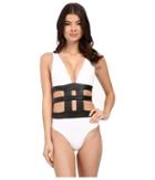 Jets By Jessika Allen - Apparition Plunge Banded One-piece Swimsuit