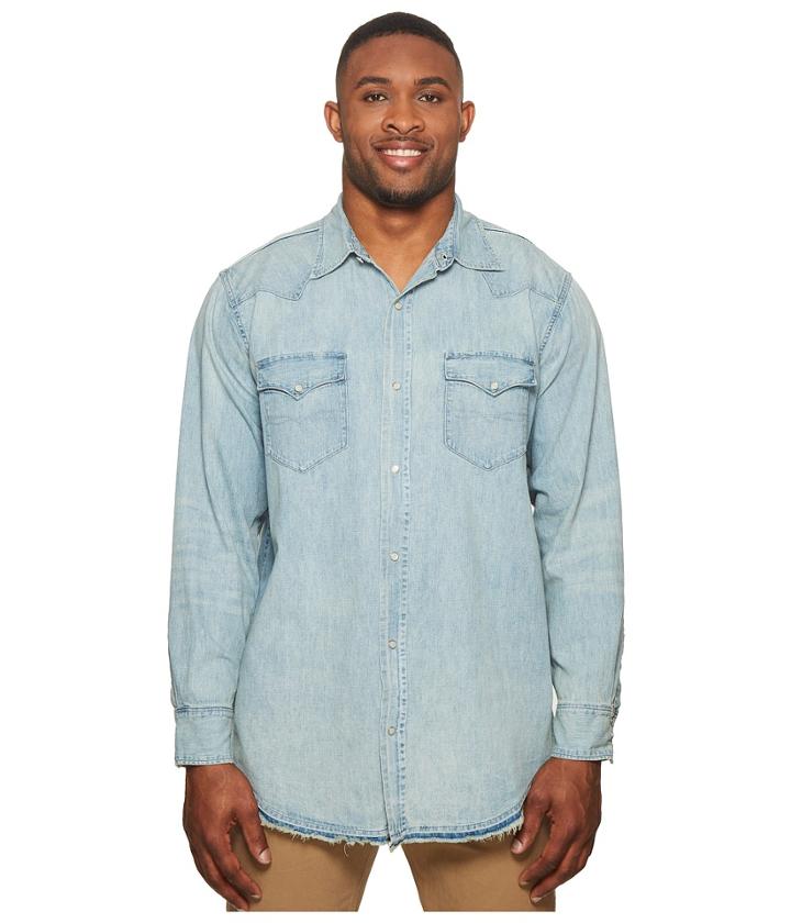 Polo Ralph Lauren - Big Tall Oxford Denim Western Sport Shirt