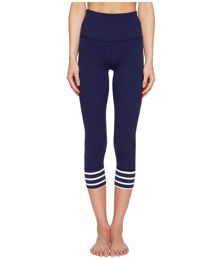 Kate Spade New York X Beyond Yoga - Sailing Stripe High Waist Capris