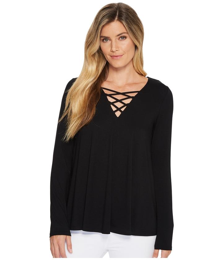 Karen Kane - Criss-cross Swing Top
