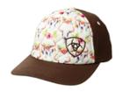 Ariat - Bullhead Skull Flower Trucker Hat