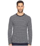 Vince - Striped Long Sleeve Crew Neck T-shirt