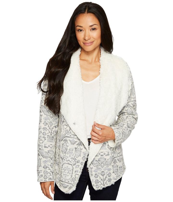 Dylan By True Grit - Vintage Jacquard Sherpa Jacket