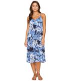 Rvca - Chasing Shadows Floral Midi Dress