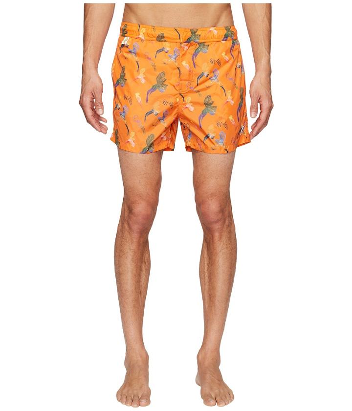 Missoni - Mare Printed Birds Nylon Swim Trunks
