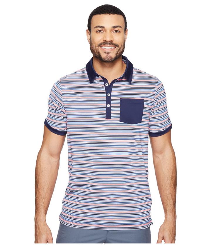 Puma Golf - Tailored Pocket Stripe Polo