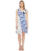Ivanka Trump - Jersey Mixed Print Dress