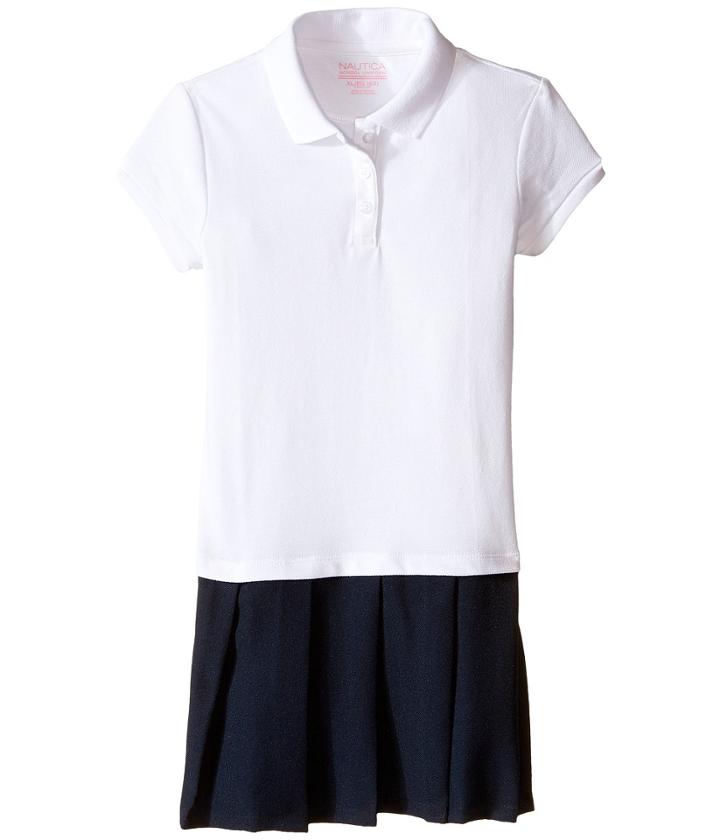 Nautica Kids - Pique Polo Pleated Dress