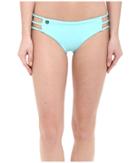 Maaji - Pale Turquoise Waterfalls Cheeky Cut Bottom