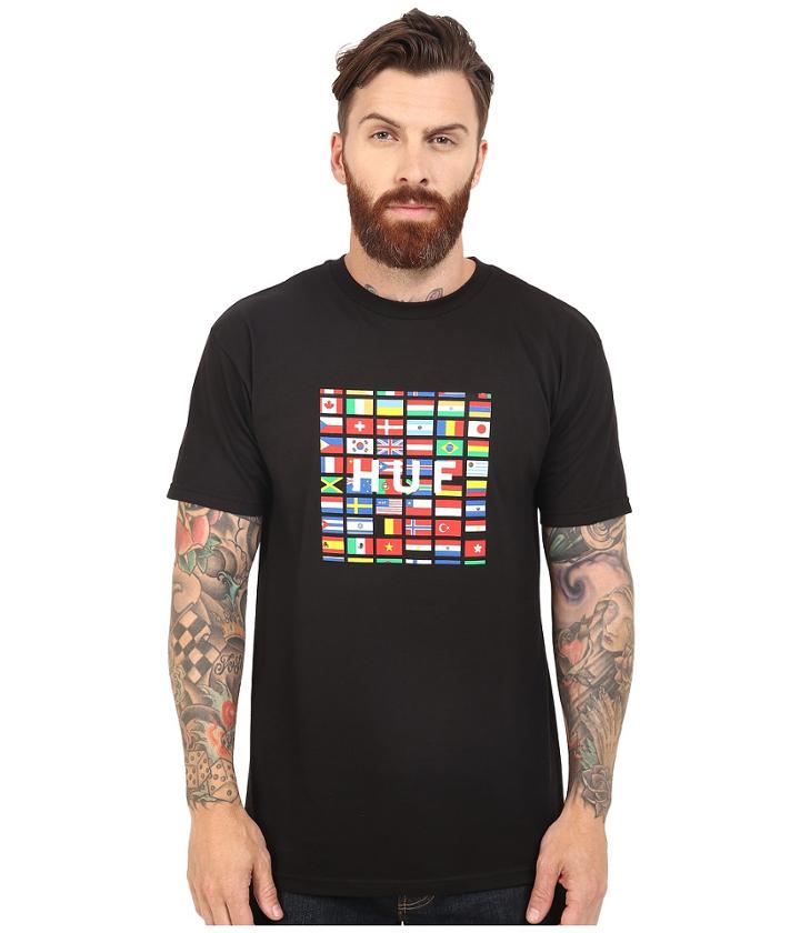 Huf - Flag Box Logo Tee