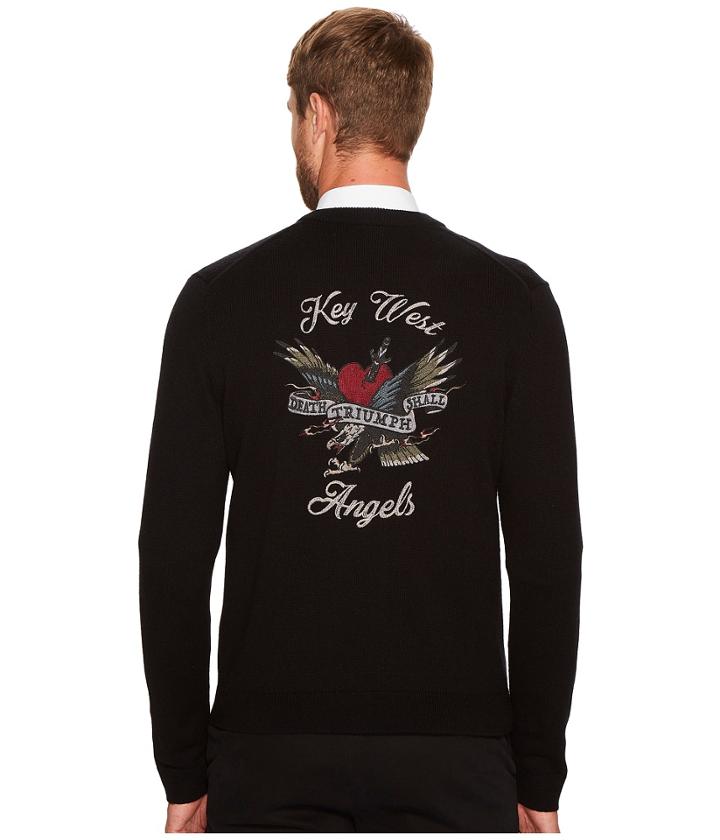 The Kooples - Cardigan With Lost My Mind Embroidery