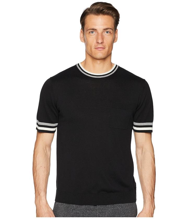 Todd Snyder - Tipped Short Sleeve Crew Sweater