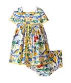 Dolce &amp; Gabbana Kids - Escape Maiolica Ornamental Dress
