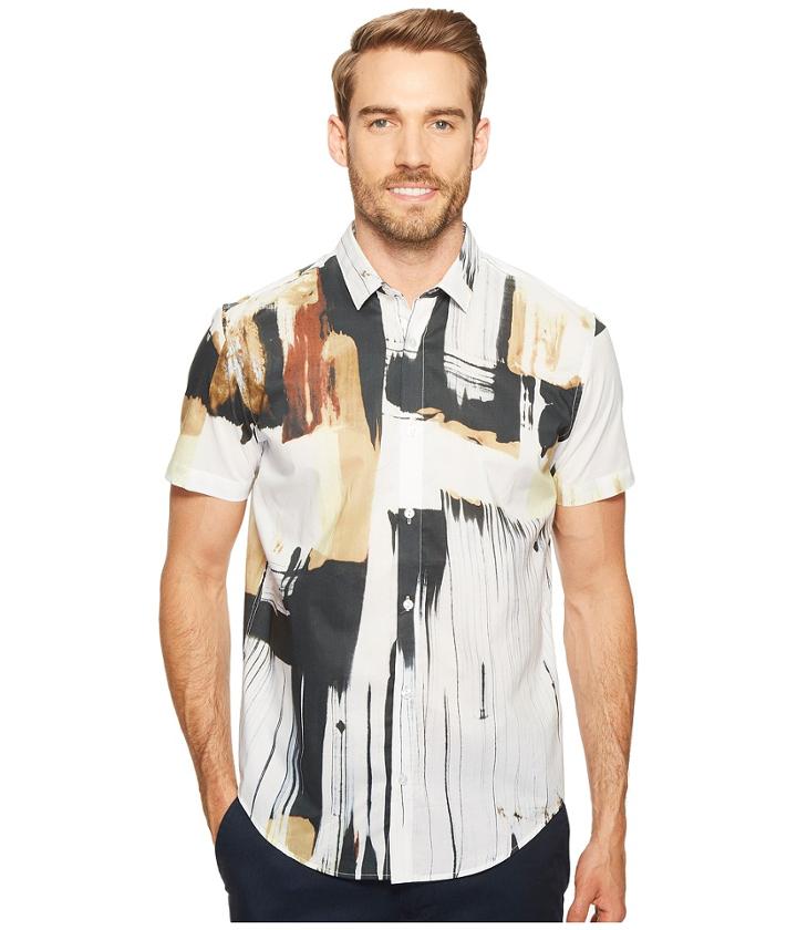 Calvin Klein - Hand-painted Print Button Down Shirt