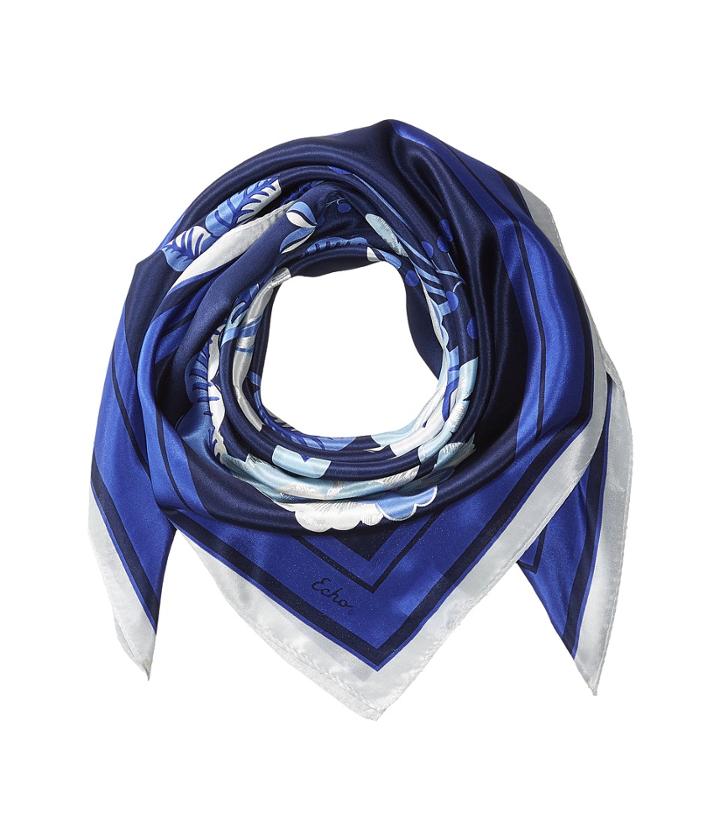 Echo Design - Bloomsbury Silk Square Scarf
