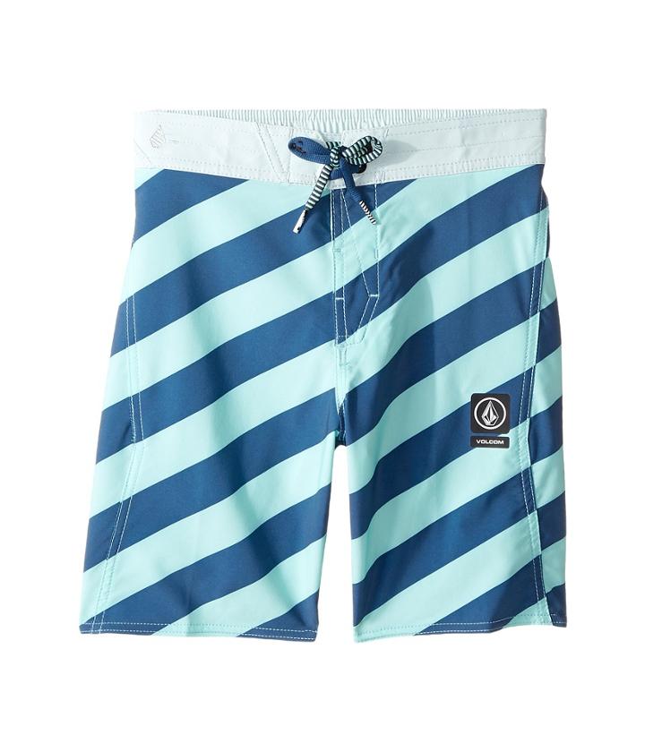 Volcom Kids - Stripey Elastic Boardshorts