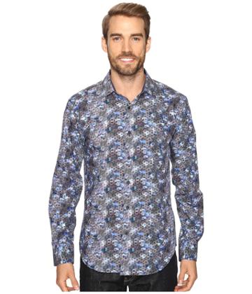 Bugatchi - Drago Long Sleeve Woven Shirt