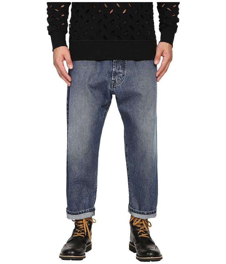 Vivienne Westwood - Anglomania Samurai Crop Jeans In Blue Denim