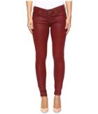 Ag Adriano Goldschmied - Leggings Ankle In Crackle Ruby Rouge