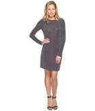 Michael Michael Kors - Metal Dot Long Sleeve Boat Neck Dress