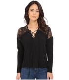 Brigitte Bailey - Adley Front Tie Top With Lace Detail