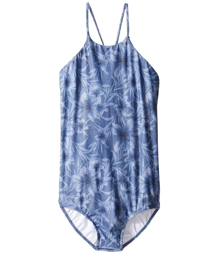 Seafolly Kids - Tropical Vacation High Neck One-piece