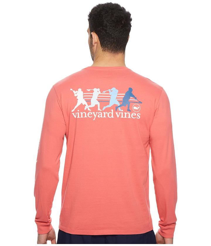 Vineyard Vines - Long Sleeve Wind Up Shot Pocket Tee